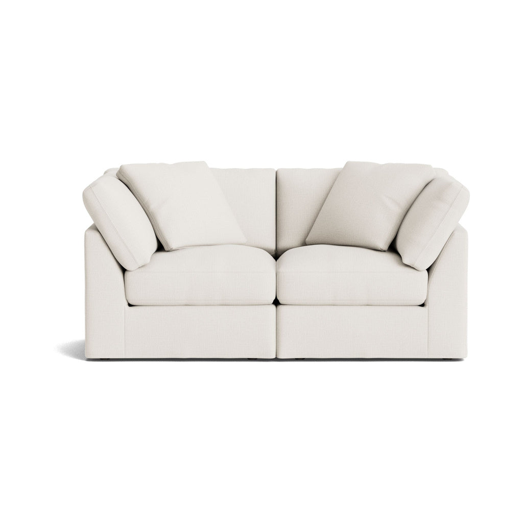 Get Together™ Sofá modular de 2 piezas, estándar, lino color crema