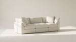Get Together™ Sofá modular de 3 piezas, estándar, lino color crema