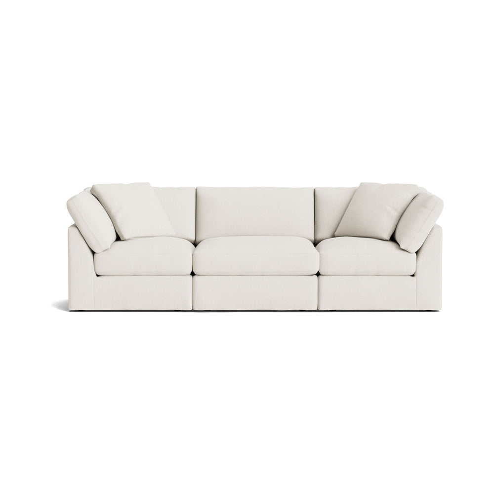 Get Together™ Sofá modular de 3 piezas, estándar, lino color crema