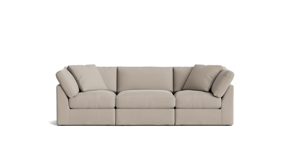Get Together™ Sofá modular de 3 piezas, estándar, piedra clara