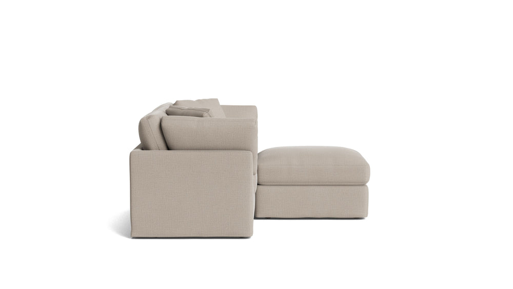 Get Together™ seccional modular de 3 piezas, estándar, piedra clara