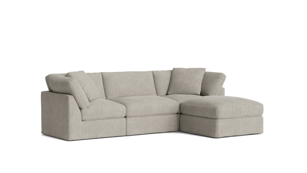 Get Together™ Seccional modular de 4 piezas, estándar, avena