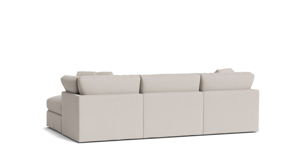 Get Together™ seccional modular de 4 piezas, estándar, arcilla