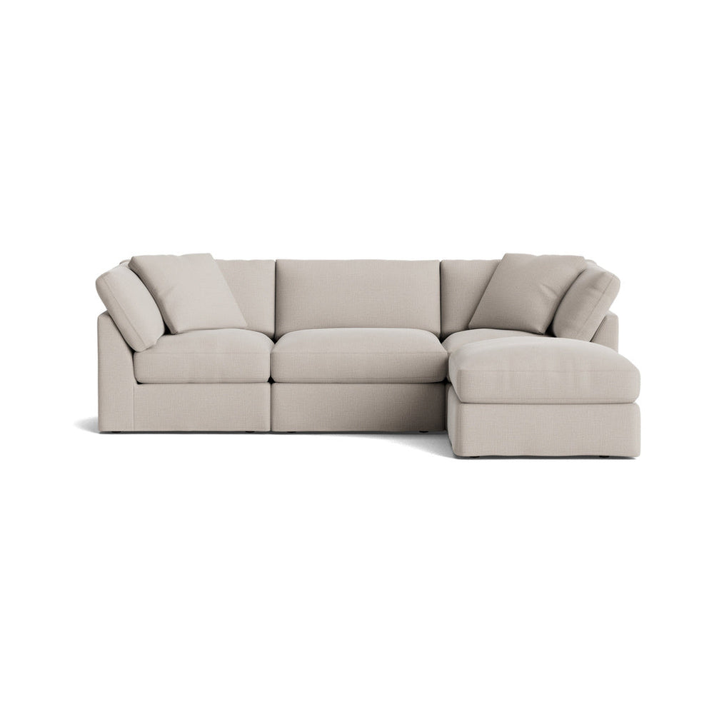 Get Together™ seccional modular de 4 piezas, estándar, arcilla