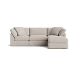 Get Together™ seccional modular de 4 piezas, estándar, arcilla