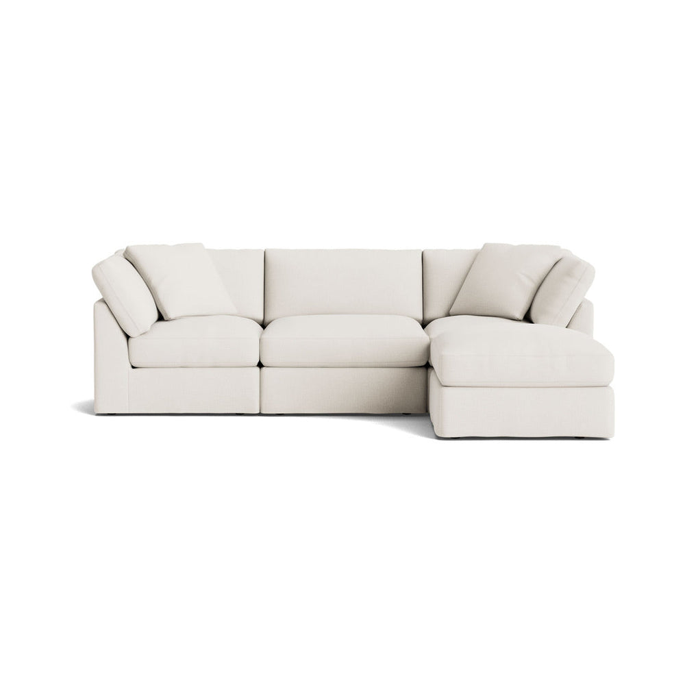 Get Together™ Seccional modular de 4 piezas, estándar, lino crema