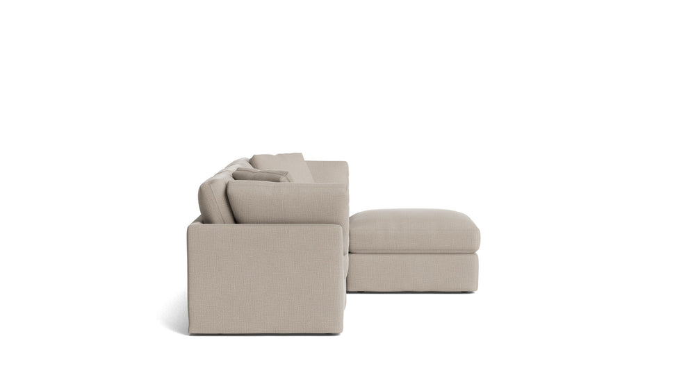 Get Together™ Seccional modular de 4 piezas, Estándar, Piedra clara