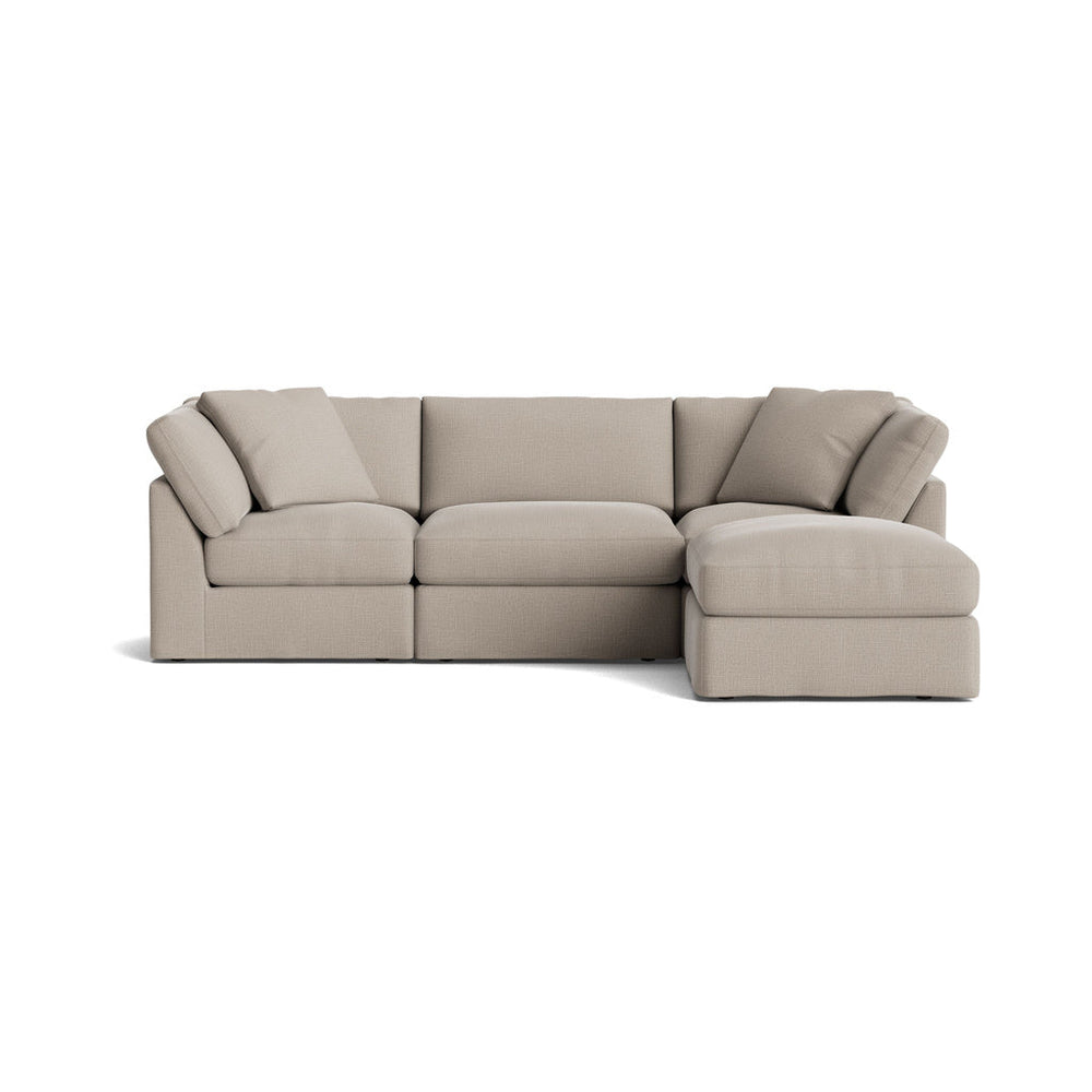 Get Together™ Seccional modular de 4 piezas, Estándar, Piedra clara