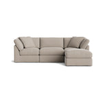 Get Together™ Seccional modular de 4 piezas, Estándar, Piedra clara