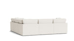 Get Together™ Seccional modular de 5 piezas, cerrado, estándar, lino crema