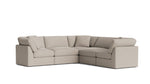 Get Together™ Seccional modular de 5 piezas, cerrado, estándar, piedra clara