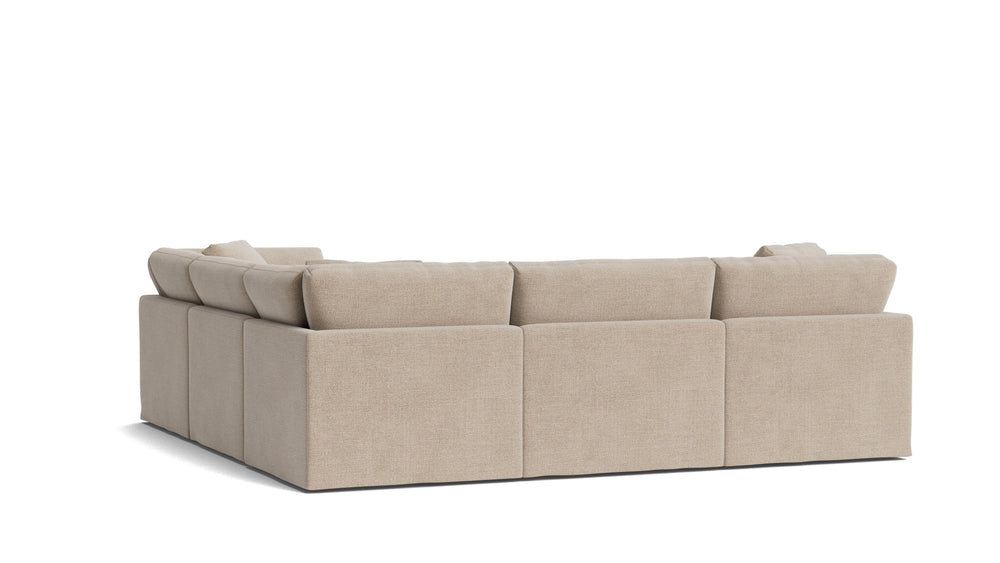 Get Together™ Seccional modular cerrado de 5 piezas, estándar, avena