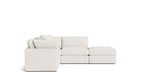 Get Together™ seccional modular de 5 piezas, estándar, lino crema