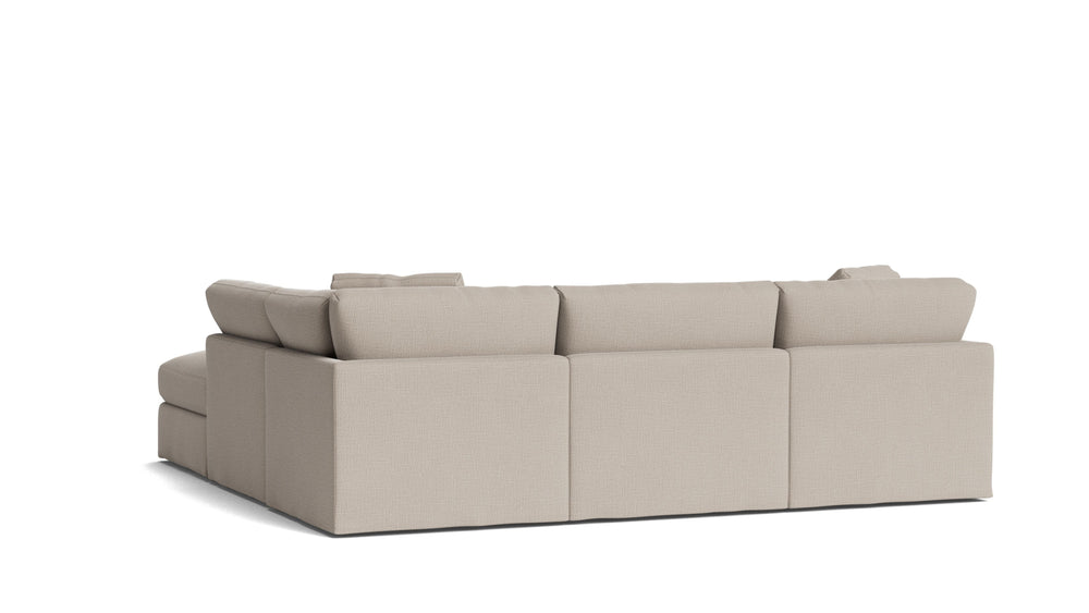 Get Together™ seccional modular de 5 piezas, estándar, piedra clara