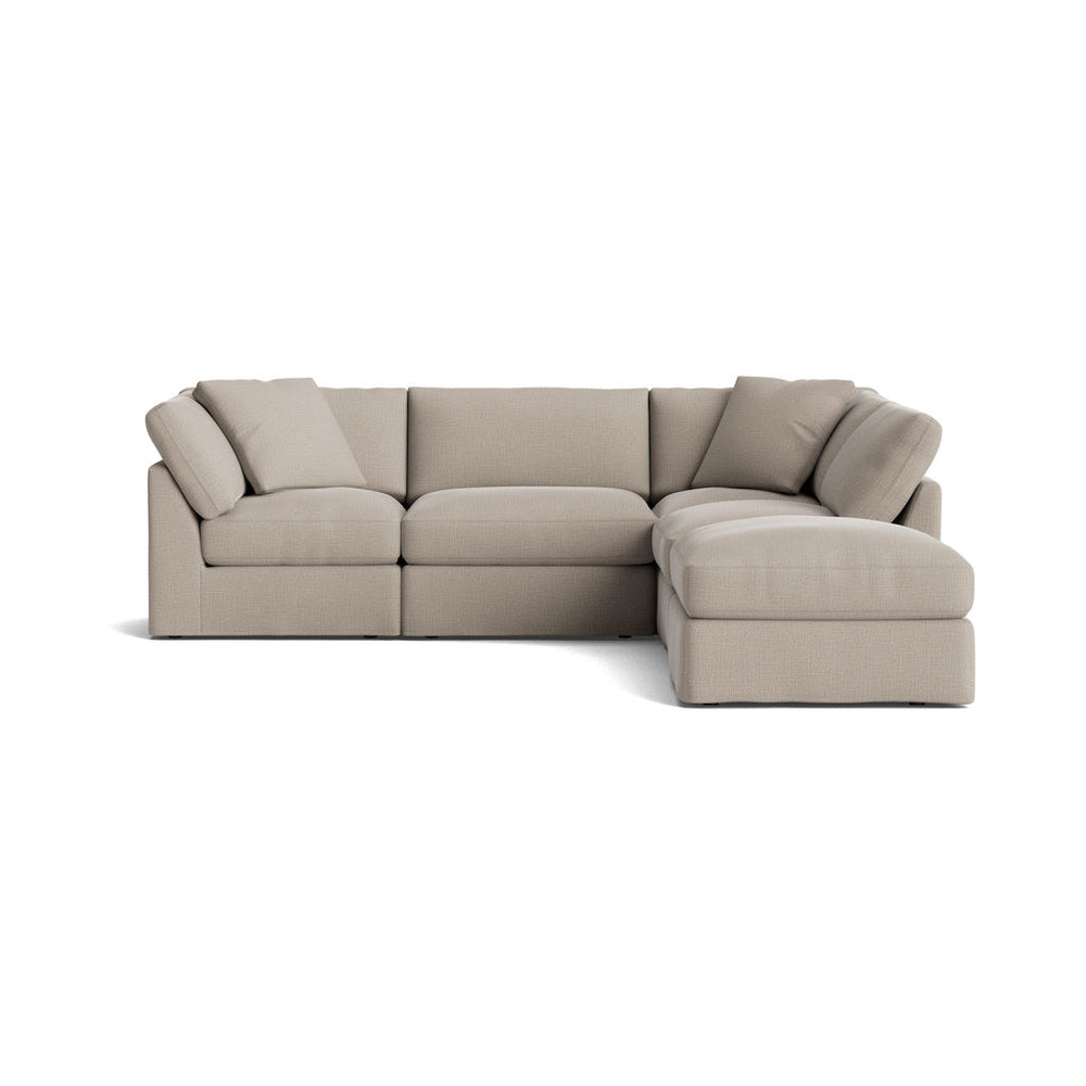 Get Together™ seccional modular de 5 piezas, estándar, piedra clara