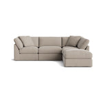 Get Together™ seccional modular de 5 piezas, estándar, piedra clara