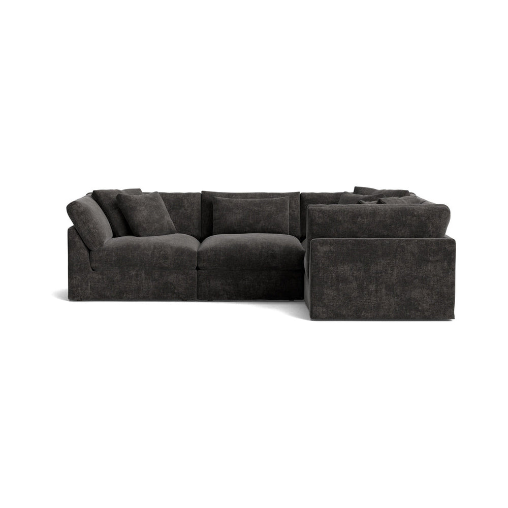 Get Together™ Seccional modular de 4 piezas cerrado, grande, trufa