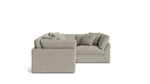 Get Together™ seccional modular de 4 piezas, cerrado, grande, avena