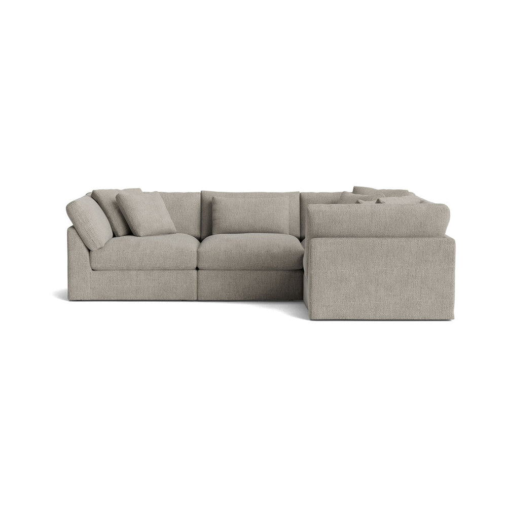 Get Together™ seccional modular de 4 piezas, cerrado, grande, avena