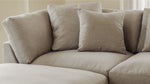 Get Together™ Seccional modular de 4 piezas, cerrado, grande, Arcilla