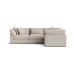 Get Together™ Seccional modular de 4 piezas, cerrado, grande, Arcilla