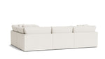 Get Together™ seccional modular cerrado de 4 piezas, grande, lino color crema