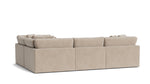 Get Together™ Seccional modular de 4 piezas — configuración cerrada, grande, champán