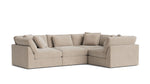 Get Together™ Seccional modular de 4 piezas — configuración cerrada, grande, champán