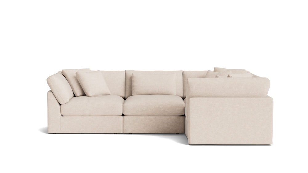 Get Together™ seccional modular cerrado de 4 piezas, grande, Sunbeam