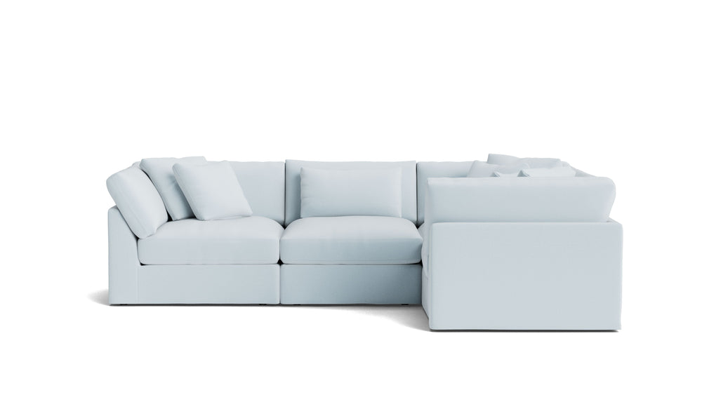 Get Together™ seccional modular de 4 piezas cerrado, grande, Cove