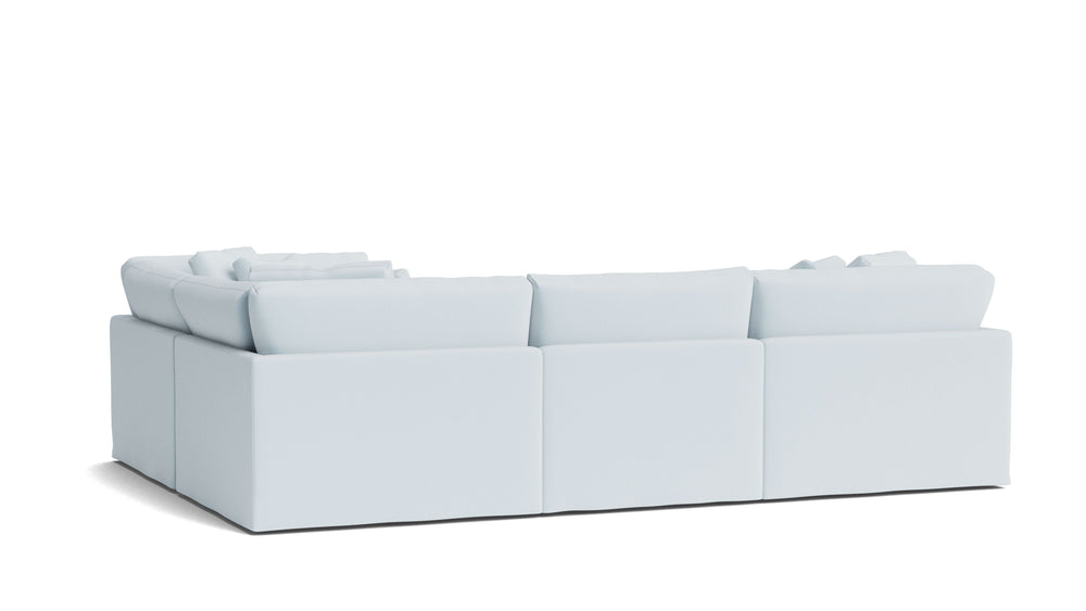 Get Together™ seccional modular de 4 piezas cerrado, grande, Cove