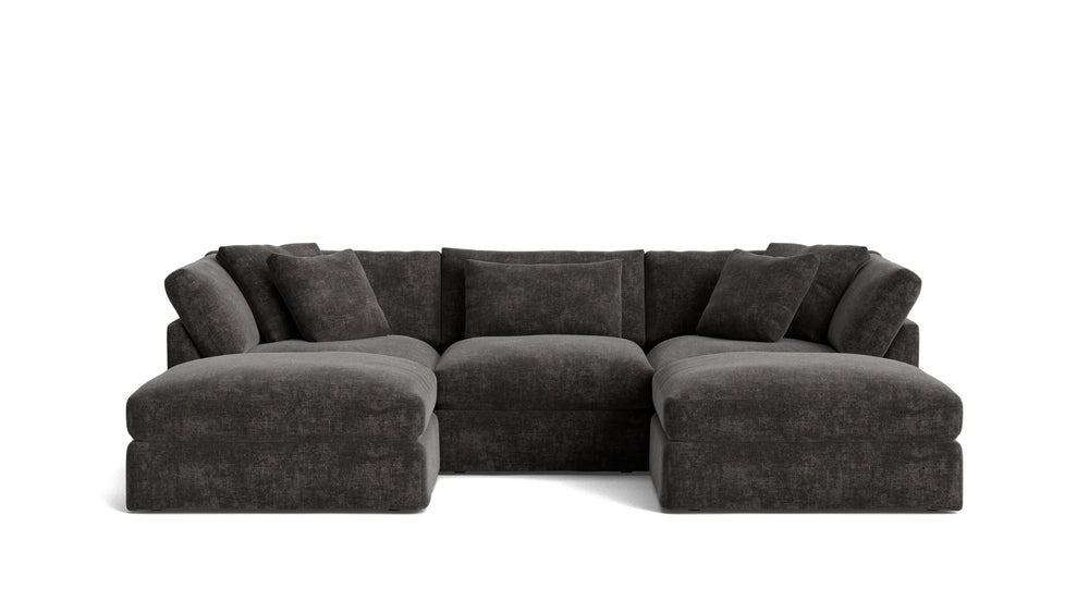 Get Together™ Seccional modular en U de 5 piezas, Grande, Trufa
