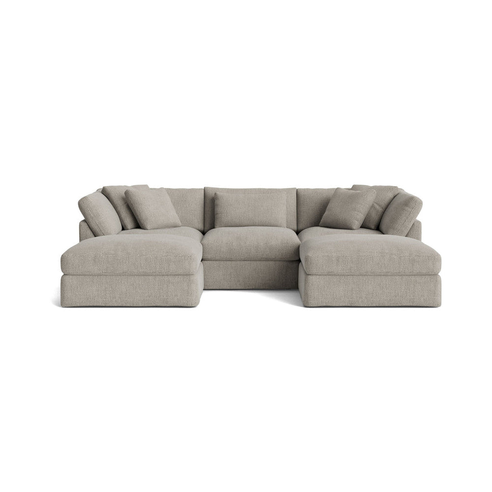 Get Together™ Seccional modular en U de 5 piezas, grande, color avena