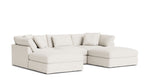 Get Together™ Seccional modular en U de 5 piezas, Grande, Lino crema