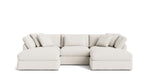 Get Together™ Seccional modular en U de 5 piezas, Grande, Lino crema