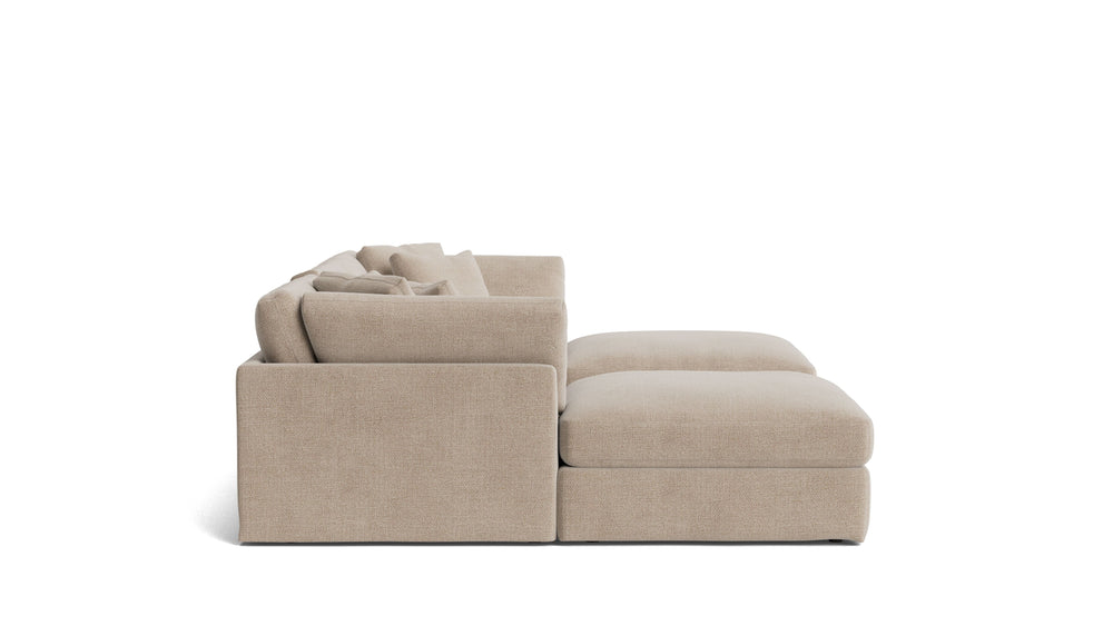 Get Together™ Seccional modular en U de 5 piezas, Grande, Champán