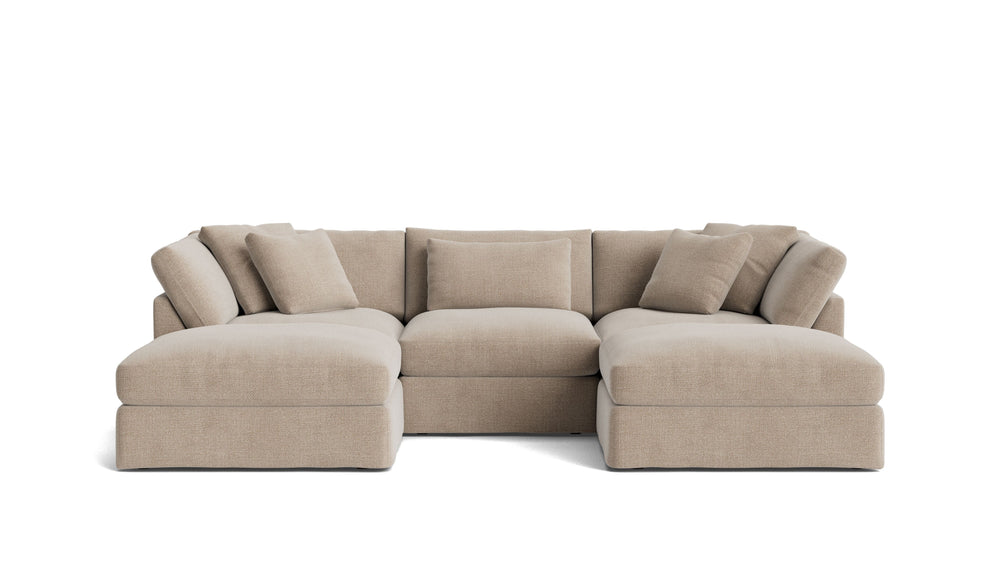 Get Together™ Seccional modular en U de 5 piezas, Grande, Champán