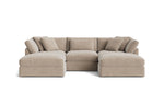 Get Together™ Seccional modular en U de 5 piezas, Grande, Champán