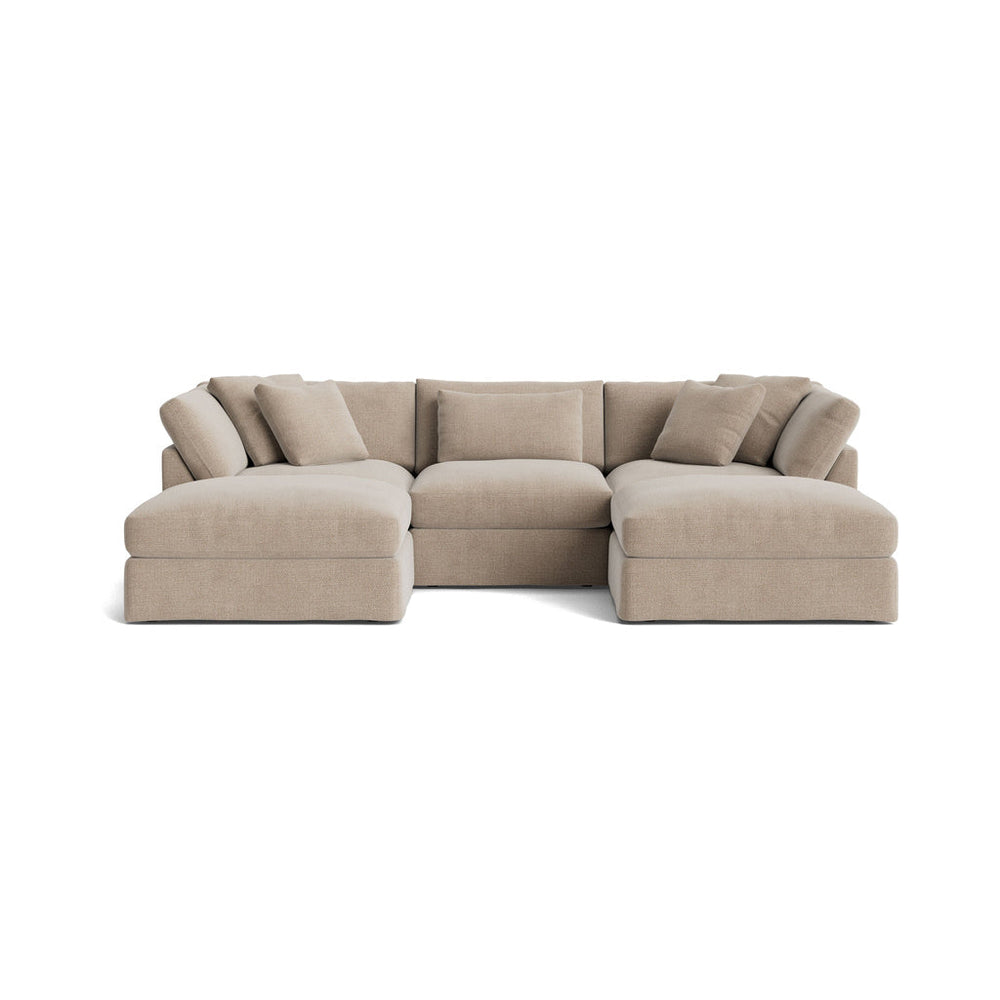 Get Together™ Seccional modular en U de 5 piezas, Grande, Champán