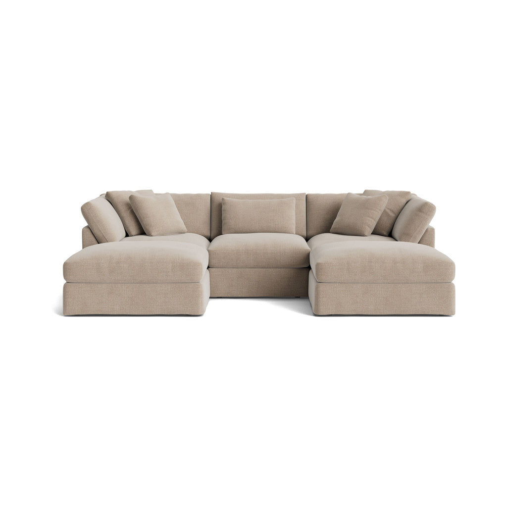 Get Together™ Seccional modular en U de 5 piezas, Grande, Champán