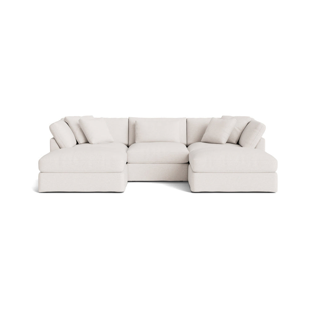 Get Together™ Seccional modular en U de 5 piezas, grande, Nomad Snow