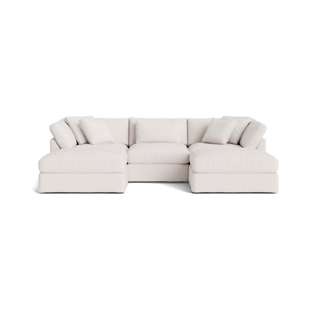 Get Together™ Seccional modular en U de 5 piezas, grande, Nomad Snow