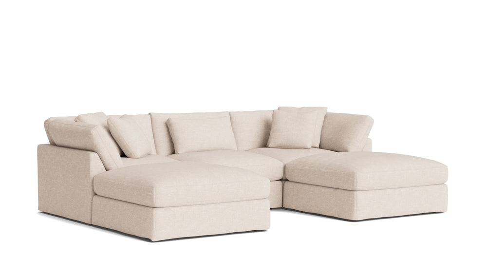 Get Together™ Seccional modular en U de 5 piezas, grande, Sunbeam