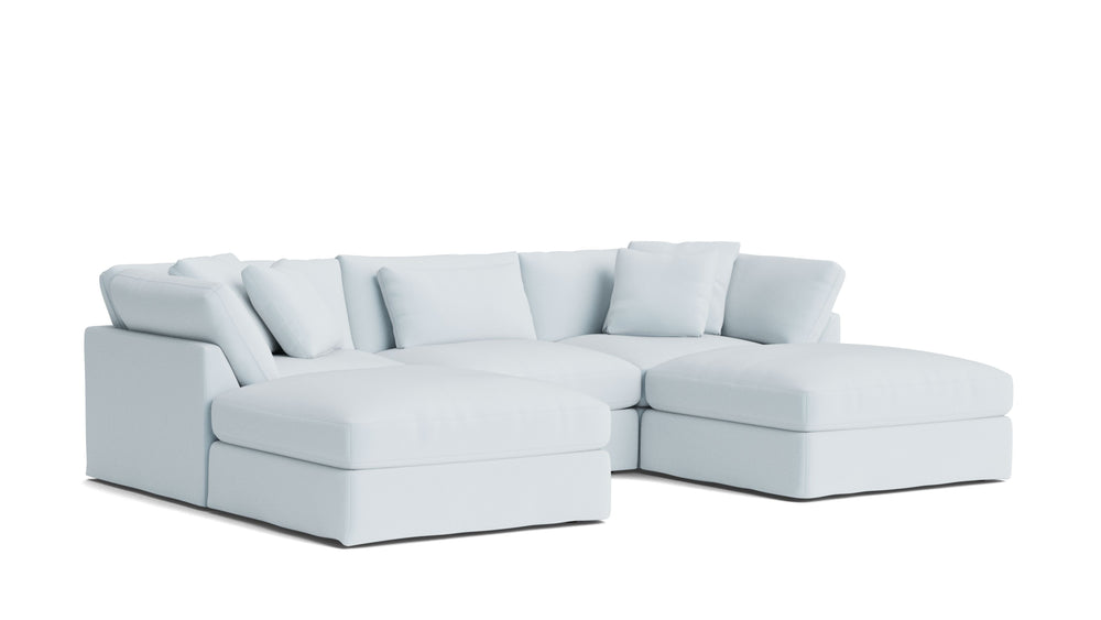 Get Together™ Seccional modular en forma de U de 5 piezas, Grande, Cove