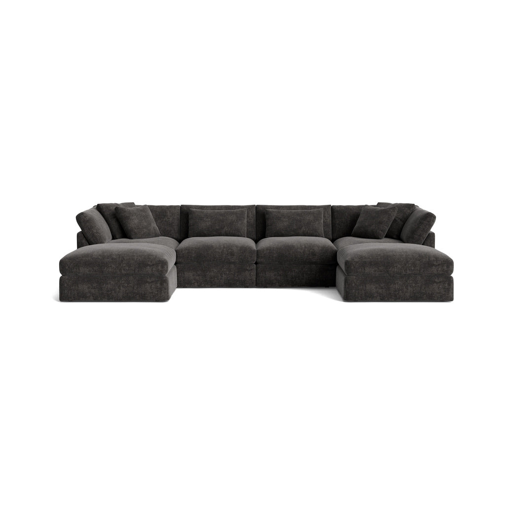 Get Together™ Seccional modular en U de 6 piezas, grande, trufa