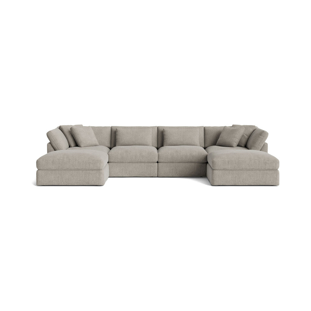Get Together™ Seccional modular en U de 6 piezas, grande, avena