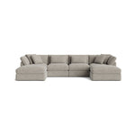 Get Together™ Seccional modular en U de 6 piezas, grande, avena