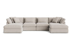 Get Together™ seccional modular en U de 6 piezas, grande, arcilla