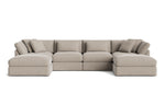 Get Together™ seccional modular en U de 6 piezas, grande, piedra clara