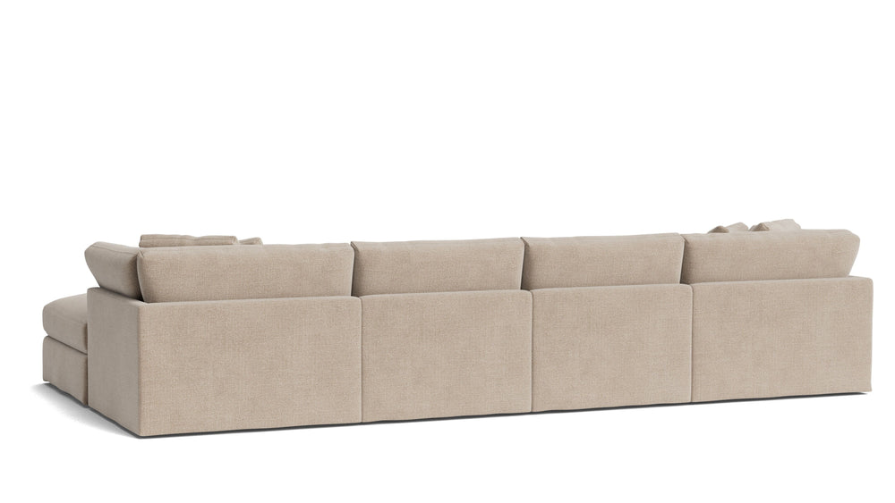 Get Together™ Seccional modular en U de 6 piezas, grande, avena